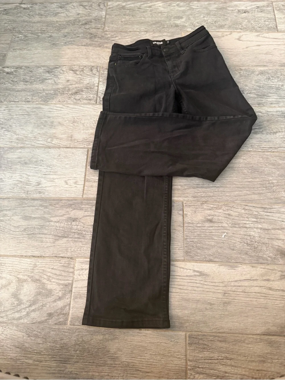 RSQ Kids Black Straight Jeans - Classic Five-Pocket